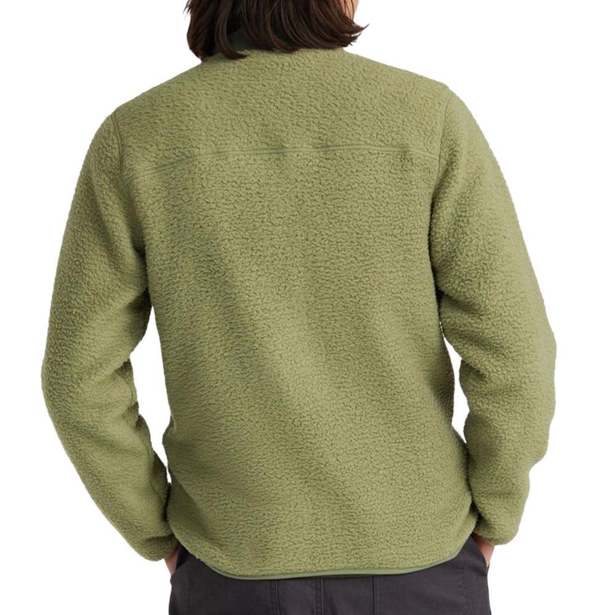 Voir la diapositive 3 : O'NEILL Veste sherpa vert homme o'neill high pile fleece