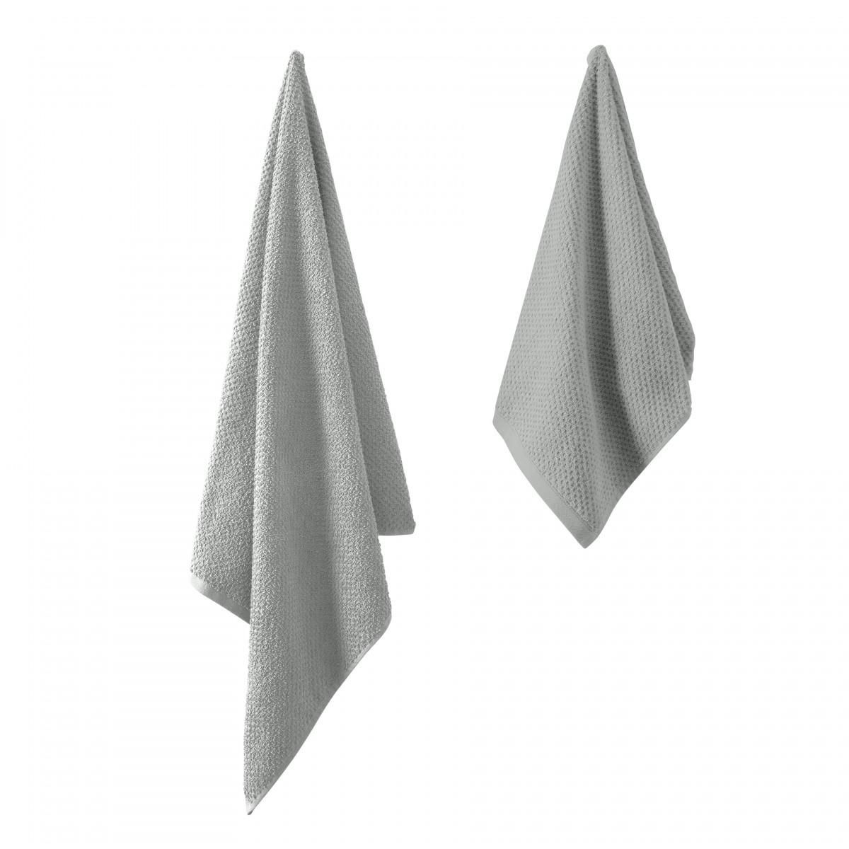 GUY LEVASSEUR Lot serviette de bain 70x140 et serviette de toilette 50x90