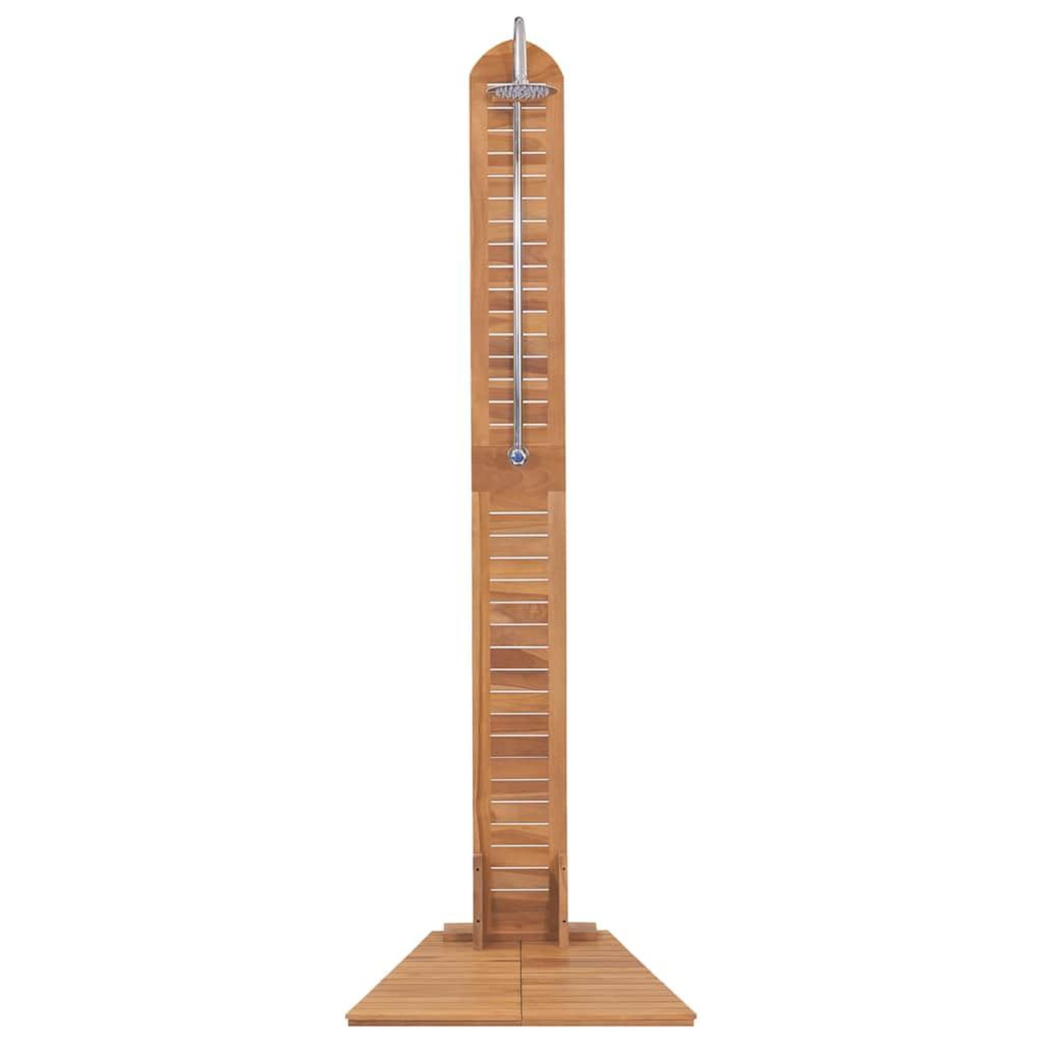 Voir la diapositive 4 : VIDAXL Douche de jardin teck massif 70x75x204 cm