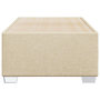 Voir la diapositive 4 : VIDAXL Cadre de lit sans matelas creme 90x200 cm tissu
