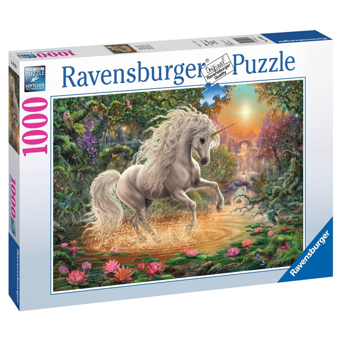 RAVENSBURGER Puzzle 1000 pièces Mystique licorne