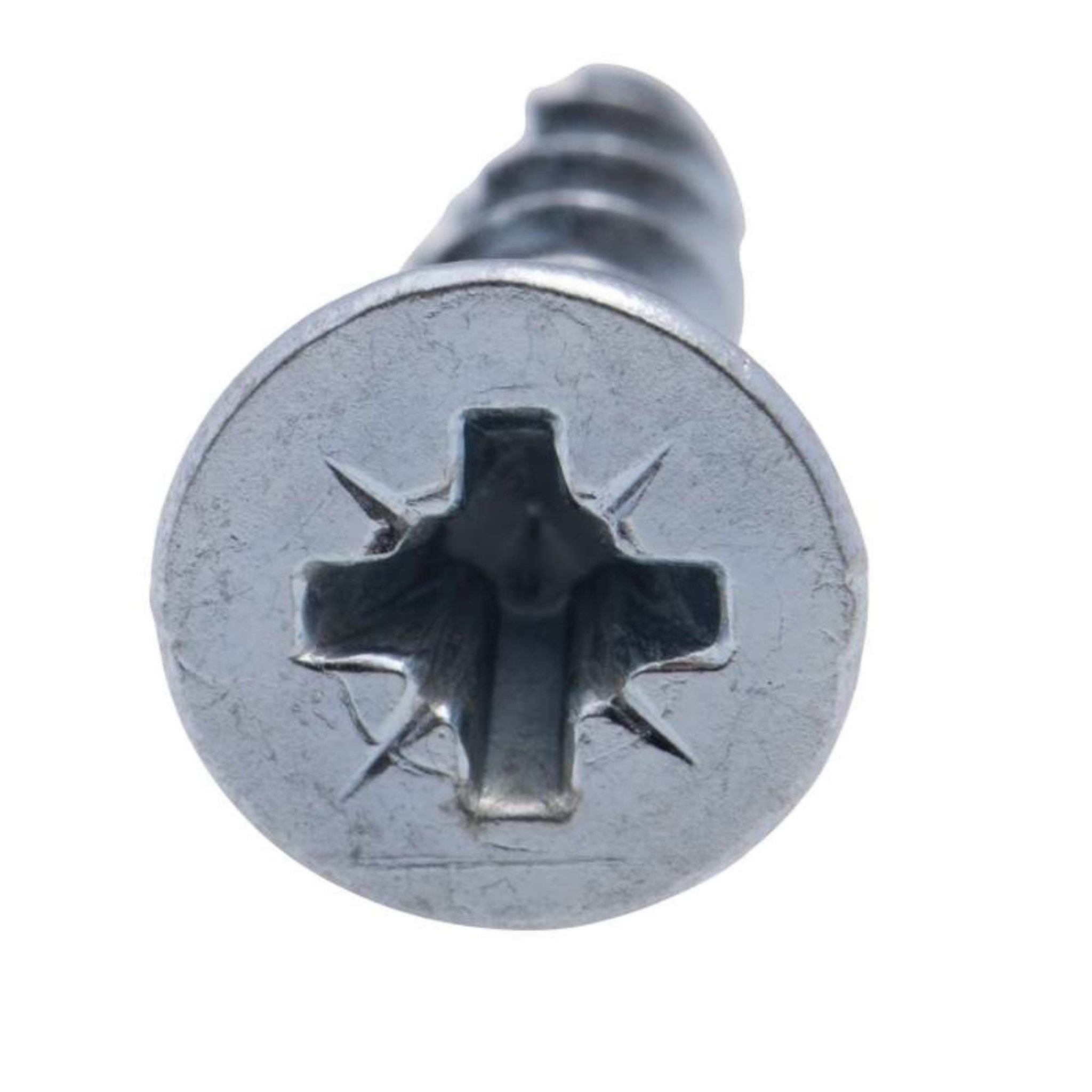 Voir la diapositive 2 :  Vis à bois tête fraisée PZ zinguée Vissal filet total 4,5x25 mm  x14 vis