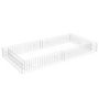 Voir la diapositive 2 : VIDAXL Lit sureleve a gabion Acier galvanise 200x100x20 cm