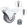 Voir la diapositive 2 : VIDAXL 12 pcs Roulettes pivotantes a trou de boulon 50 mm