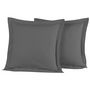 Voir la diapositive 1 : Sensei Maison Lot de 2 taies d'oreiller en percale de coton SOFT PERCALE