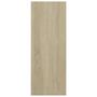 Voir la diapositive 6 : VIDAXL Table console chêne sonoma 78x30x80 cm bois d ingénierie