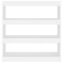 Voir la diapositive 3 : VIDAXL Bibliotheque/Separateur de piece Blanc 100x30x103 cm