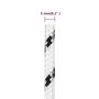 Voir la diapositive 5 : VIDAXL Corde de bateau tresse Blanc 5 mmx50 m Polyester