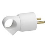 Legrand Fiche mâle 16A anneau blanc