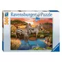 RAVENSBURGER Ravensburger Puzzle Zebras at the Waterhole, 500st. 173761