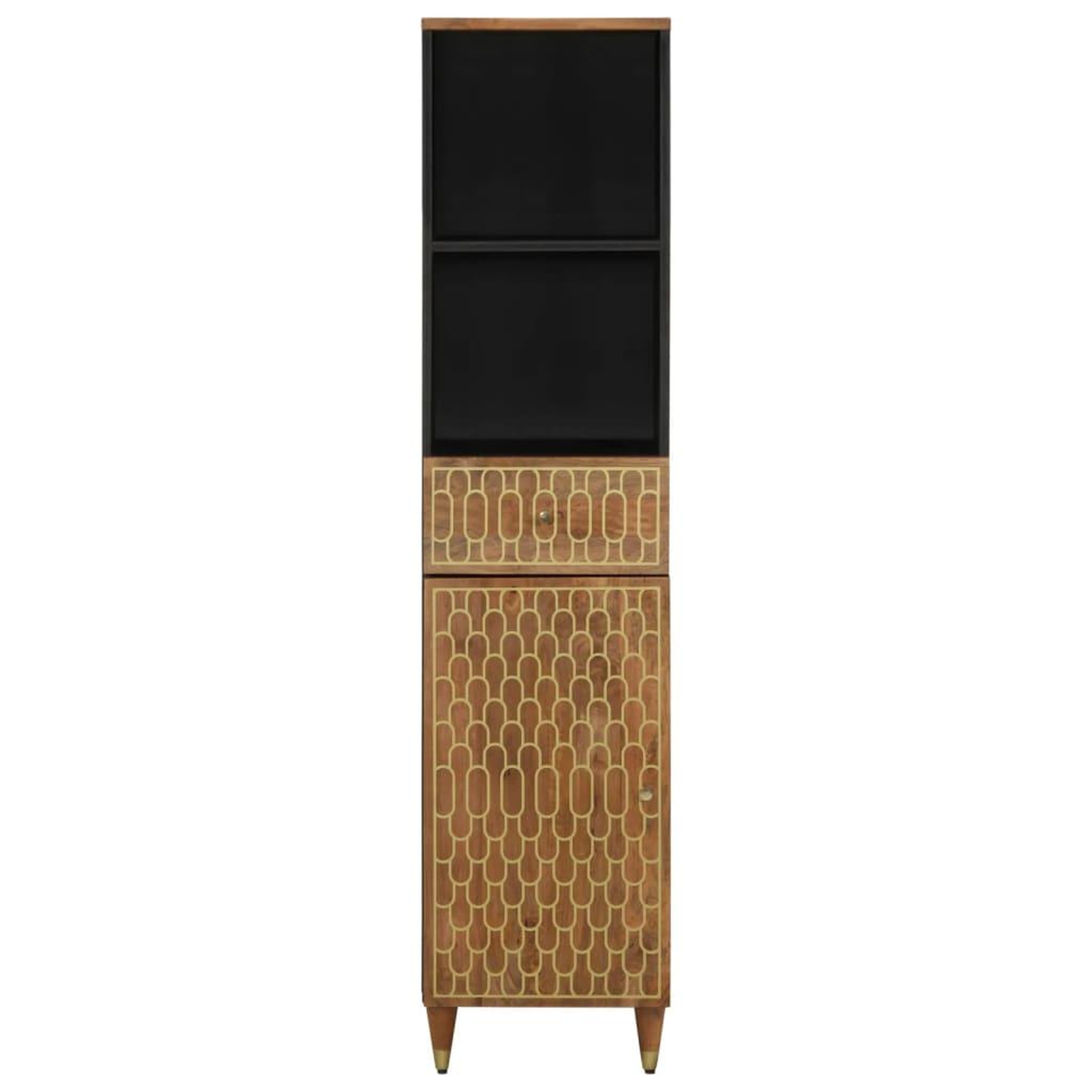 Voir la diapositive 2 : VIDAXL Armoire de salle de bain 38x33x160 cm bois massif de manguier