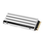 Corsair Disque SSD interne - CORSAIR - MP600 ELITE 1TB Gen4 PCIe x4 NVMe M.2 SSD optimisé pour PS5 avec dissipateur LP - Blanc