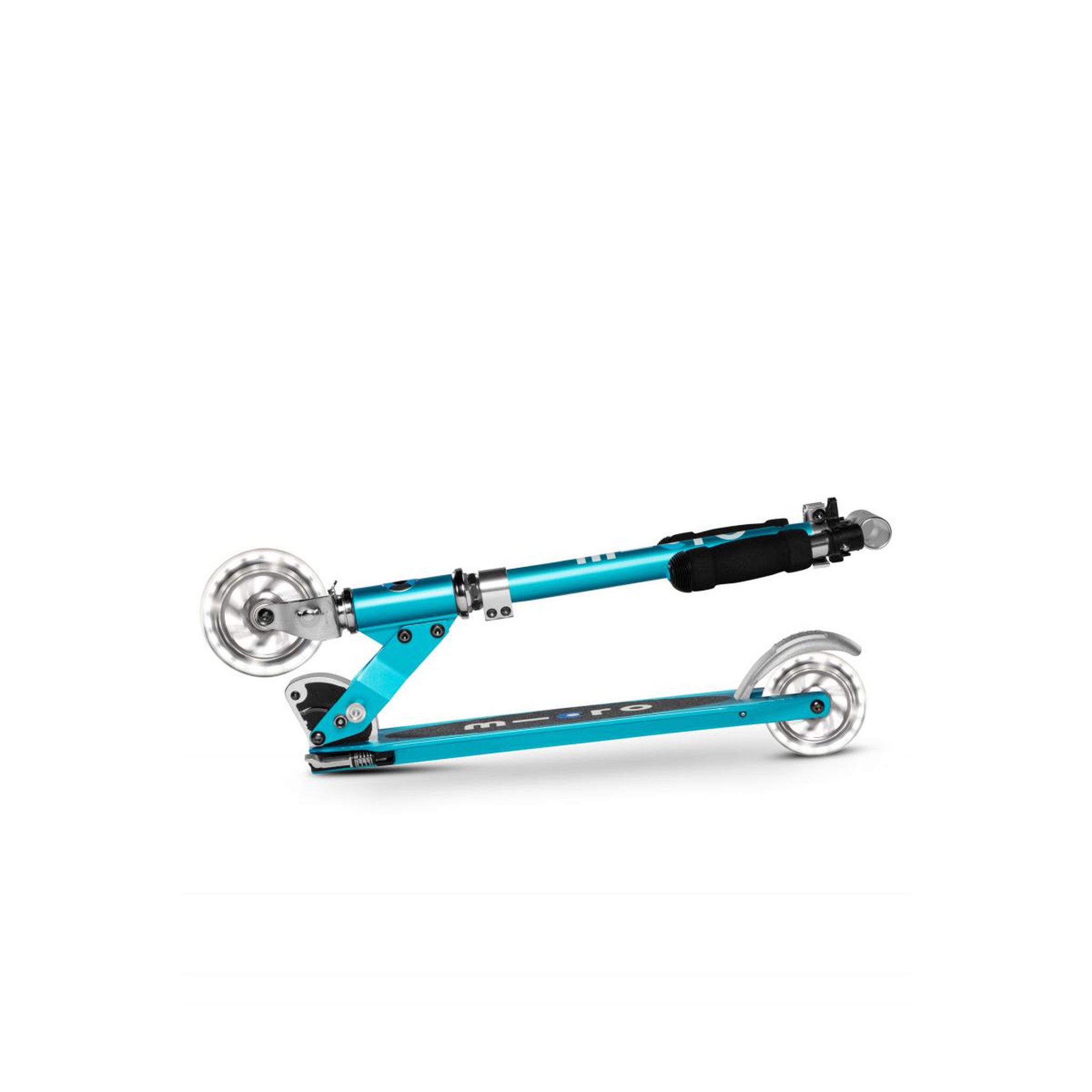 Voir la diapositive 3 : Micro Trottinette   Sprite LED - Bleu Océan