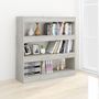 Voir la diapositive 5 : VIDAXL Bibliotheque/Separateur de piece Gris beton 100x30x103 cm