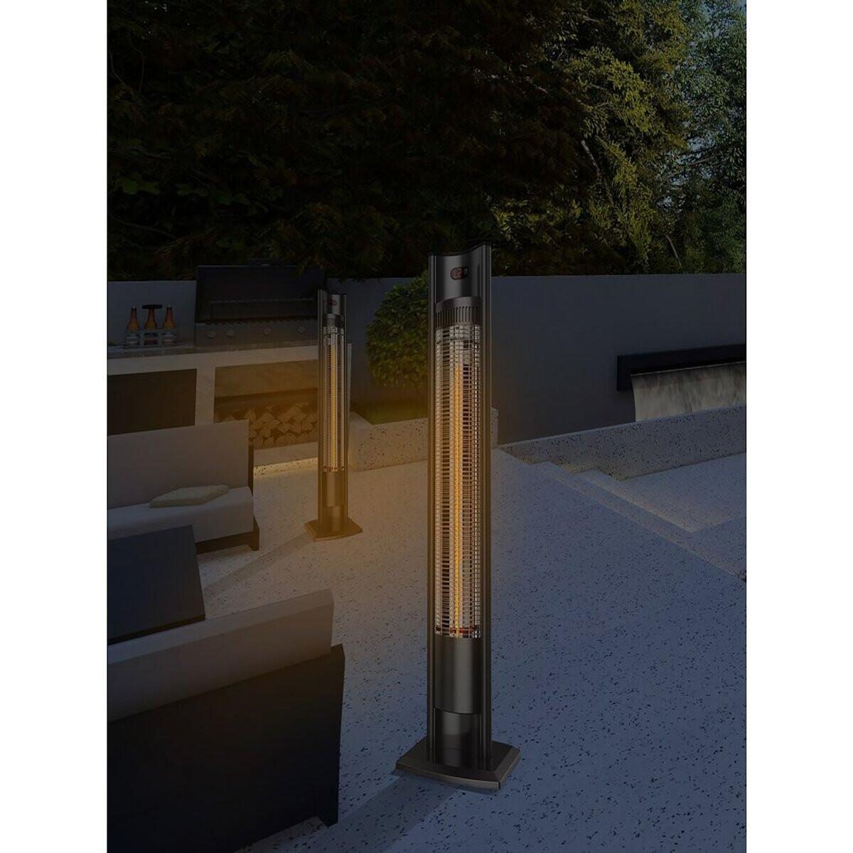 Habitat et Jardin Chauffage électrique radiant  Tornado  - 2000W - Noir