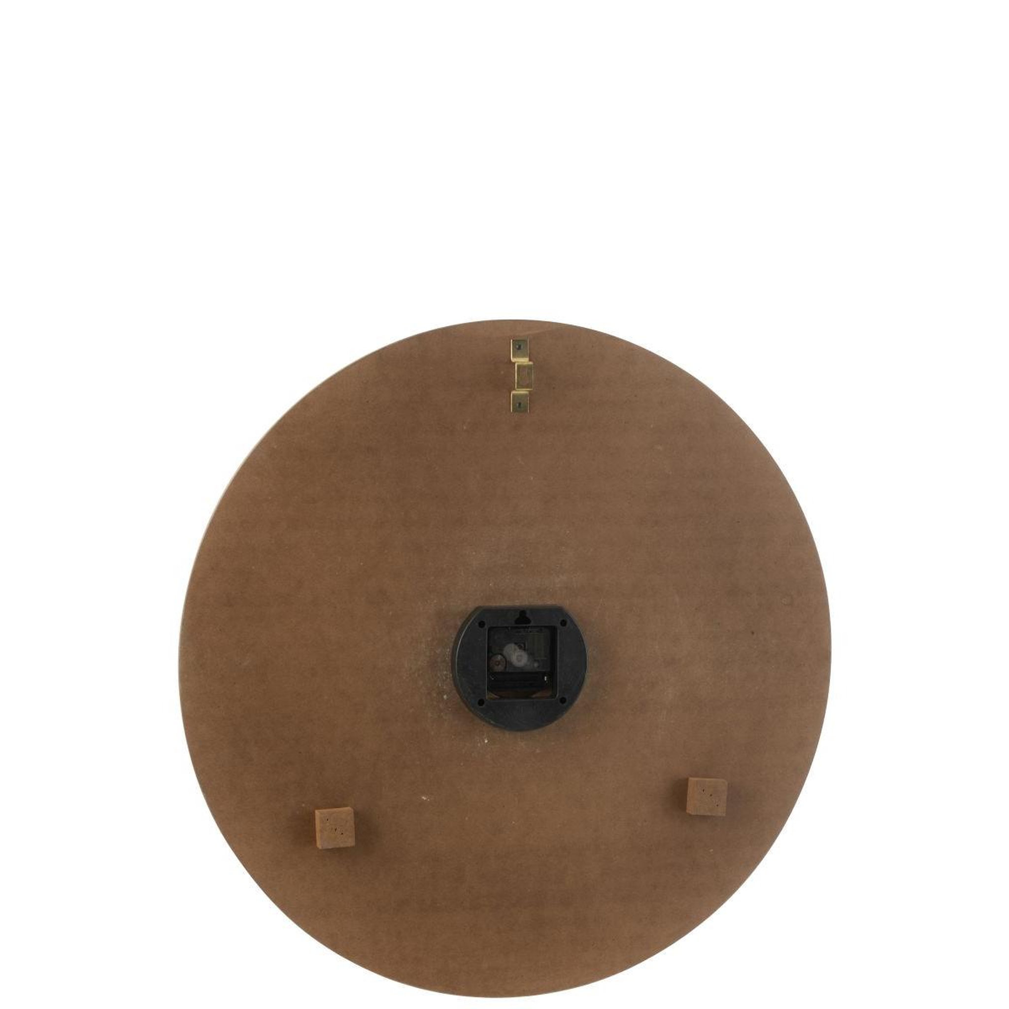 Voir la diapositive 2 : J-LINE Horloge murale en pierre  pol  58cm multicolore