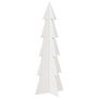 Voir la diapositive 5 : VIDAXL Arbre de Noël en bois pour décoration blanc 112 cm pin massif