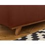 Voir la diapositive 4 : BEST MOBILIER Cristal - canapé 3 places - convertible avec coffre et grand pouf - en velours côtelé