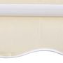 Voir la diapositive 2 : VIDAXL Auvent pliable motorise 400 cm Creme