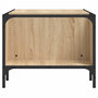 Voir la diapositive 5 : VIDAXL Table basse support chene sonoma 100x51x40cm bois d'ingenierie