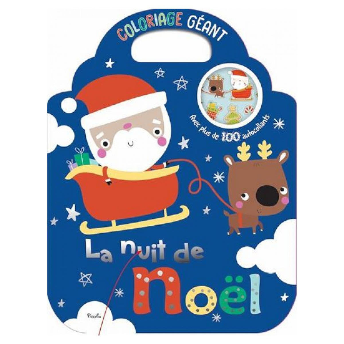 PICCOLIA La nuit de Noel - Coloriage Géant