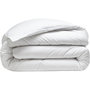 Voir la diapositive 1 : BATON ROUGE Housse de couette 100% percale de coton lavé 80fils/cm2 blanc