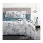 Voir la diapositive 2 : HOME LINGE PASSION Parure de couette 240x260 cm HOME LINGE PASSION POMPADOUR : Housse de couette + 2 taies d'oreiller - 100% Coton 57 Fils - Blanc/