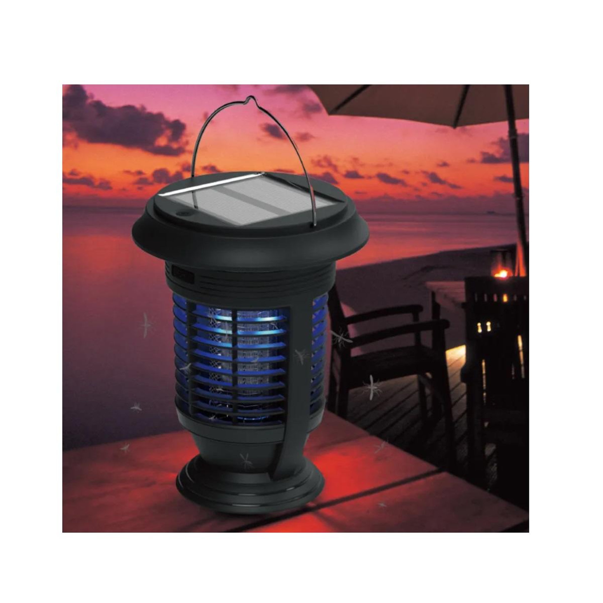 Voir la diapositive 3 : EZILIGHT Piège à moustique sans fil noir - ezilightmosquitostopmg20