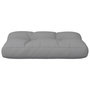 Voir la diapositive 5 : VIDAXL Coussin de palette gris 60x40x12 cm tissu