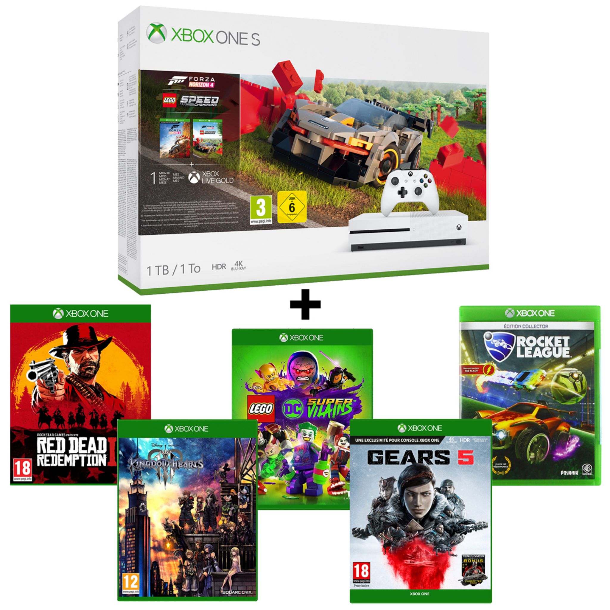 Console Xbox One 1To Édition Forza - Occasion - État Correct