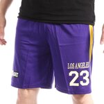  Short basketball Violet Homme Sport Zone Los Angeles Lakers. Coloris disponibles : Violet