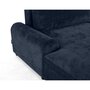 Voir la diapositive 4 : LISA DESIGN Nelly - canapé d'angle gauche 4 places convertible avec coffre en velours texturé