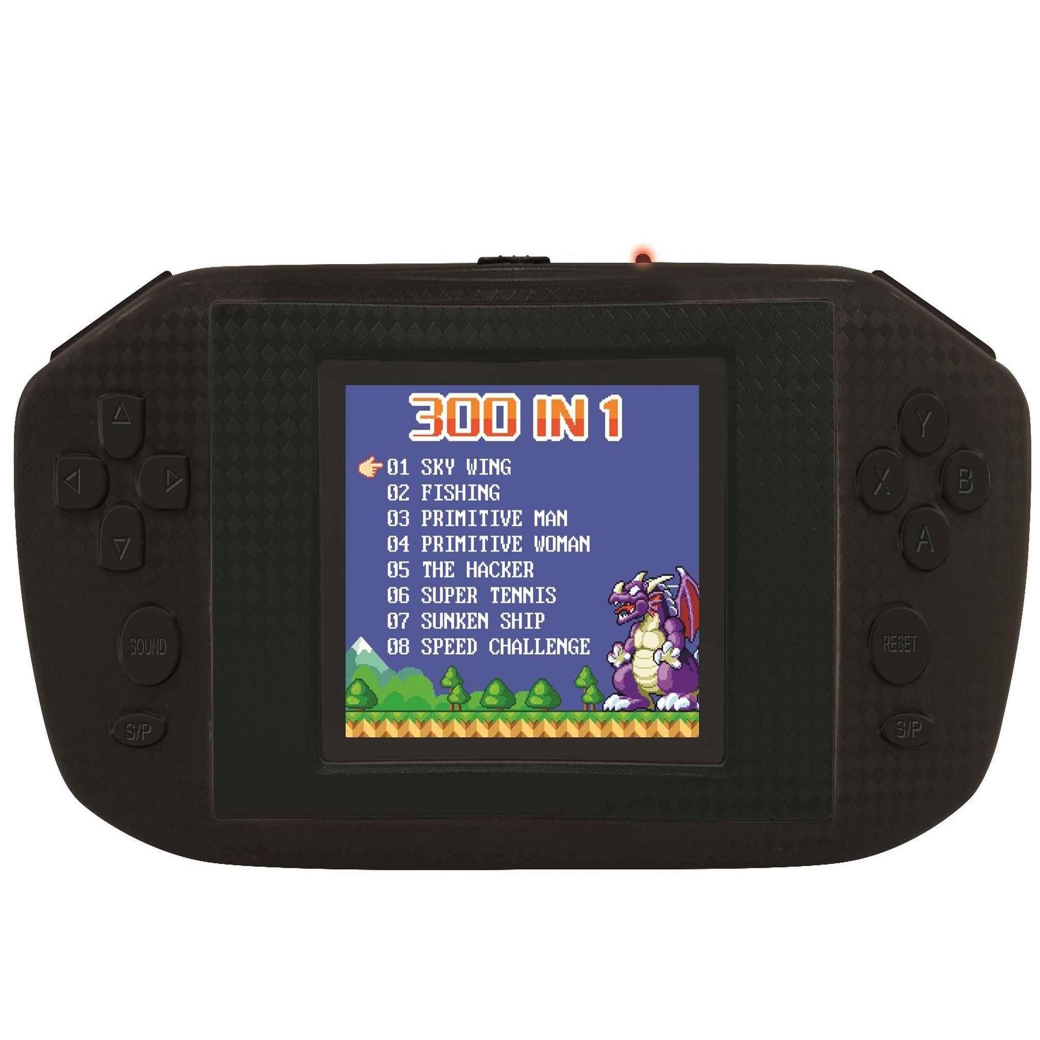 Voir la diapositive 1 : Lexibook Console portable Compact Power Cyber Arcade - écran 2.8'' 300 jeux