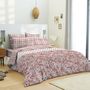 Voir la diapositive 1 : UNIVERS DECOR Pack complet housse de couette réversible pour lit 140 x 190 cm Liberty rose