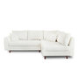 Voir la diapositive 4 : LISA DESIGN Rune - canapé d'angle droit - 4 places - en tissu bouclette