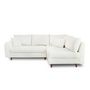 Voir la diapositive 4 : LISA DESIGN Rune - canapé d'angle droit - 4 places - en tissu bouclette