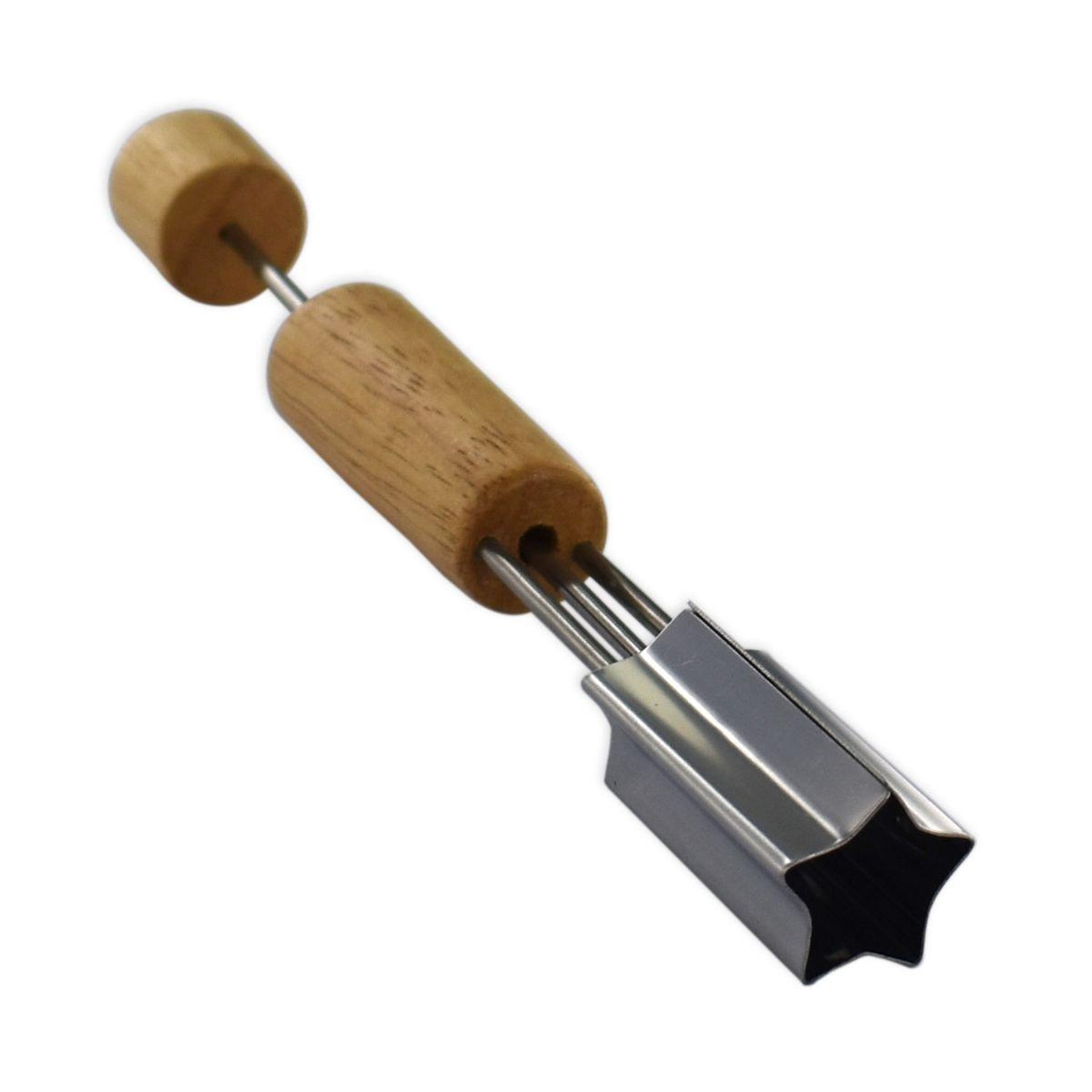 Voir la diapositive 2 : Fackelmann Coupe légumes coupe fromage petit cœur ou étoile 16 cm fackelmann nature