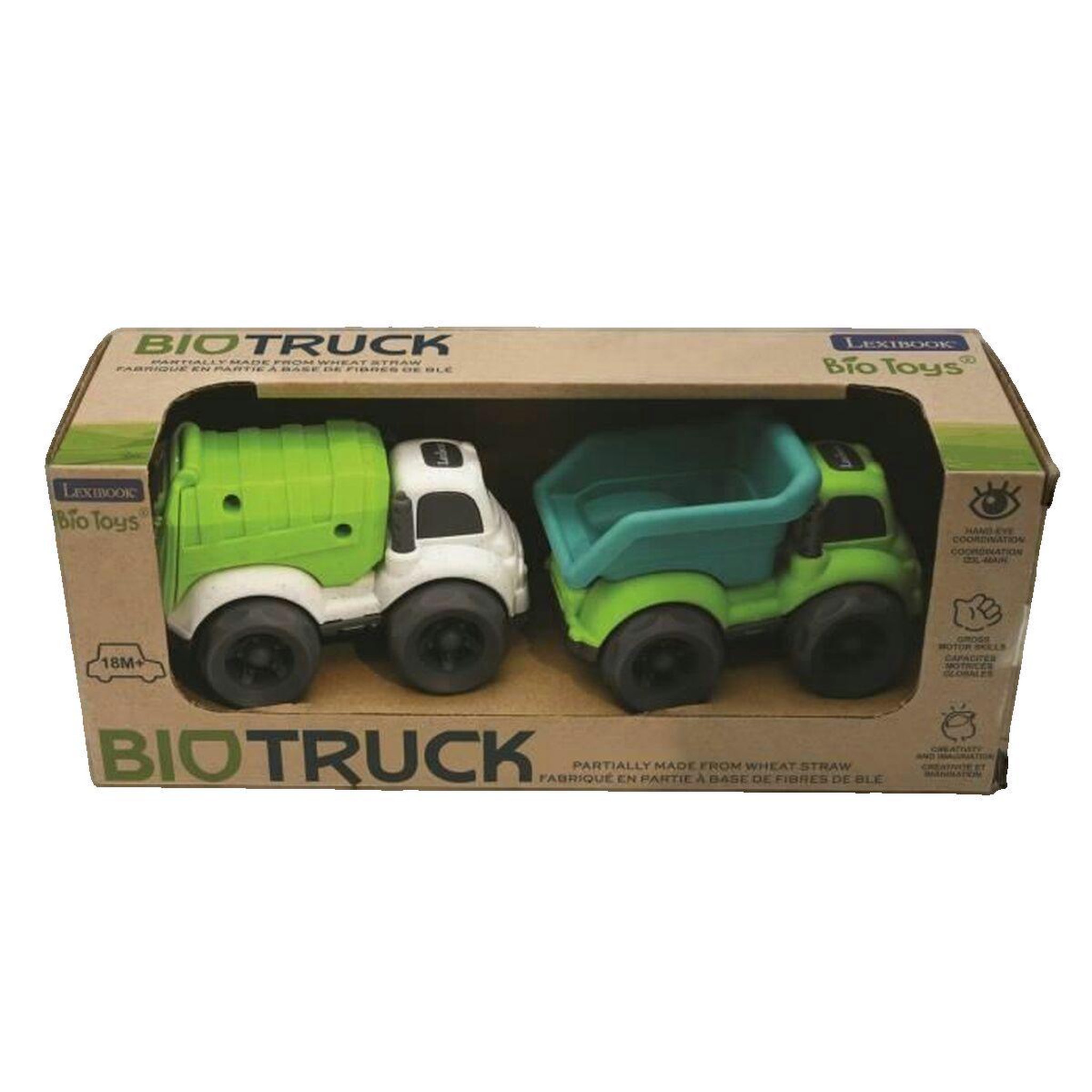 Voir la diapositive 1 : Lexibook Pack de camions Lexibook en plastique recyclable