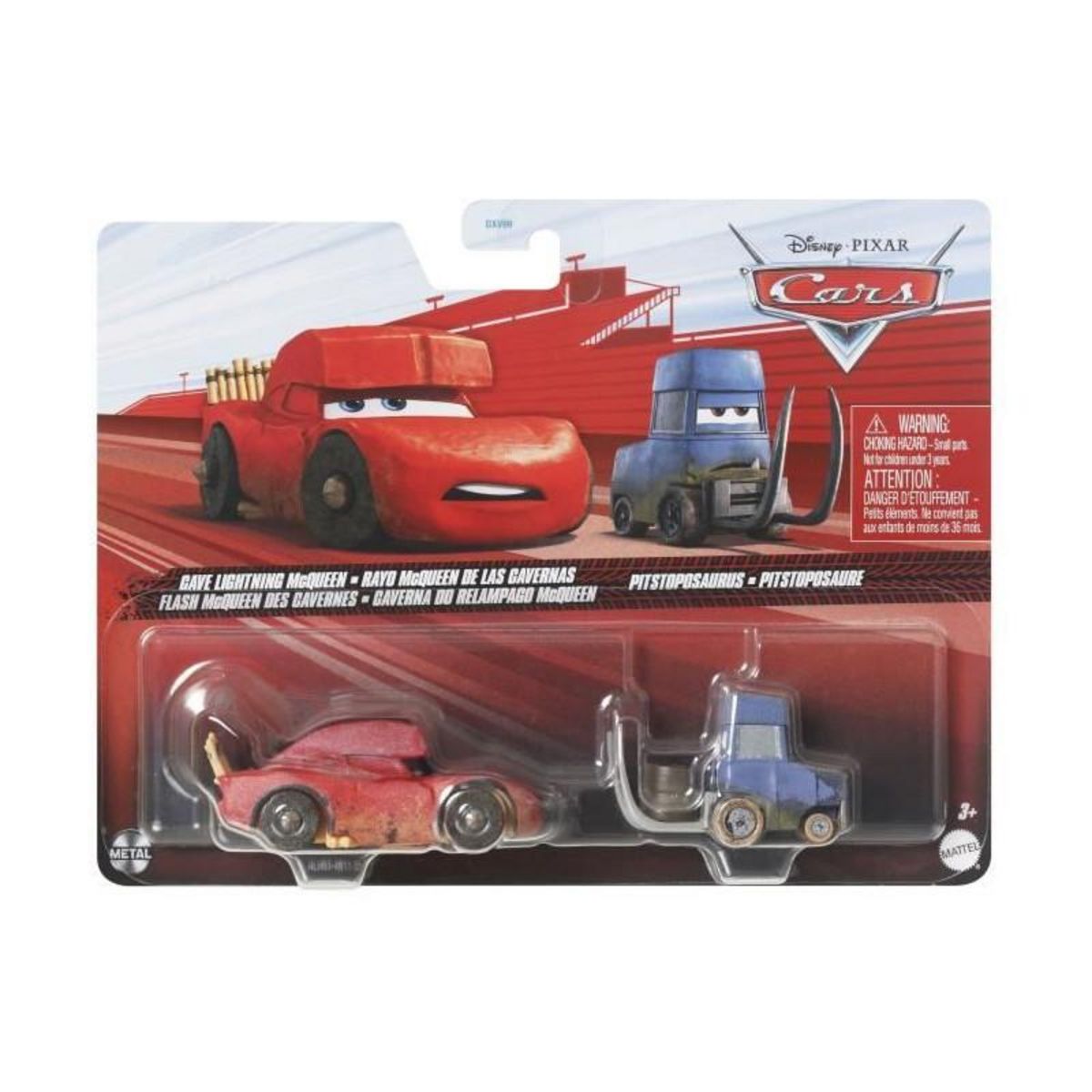 GENERIQUE Cars Disney Pixar - Pack de 2 Véhicules (modele aléatoire) - Petite Voiture - 3 ans et + - Disney Pixar Cars - DXV99