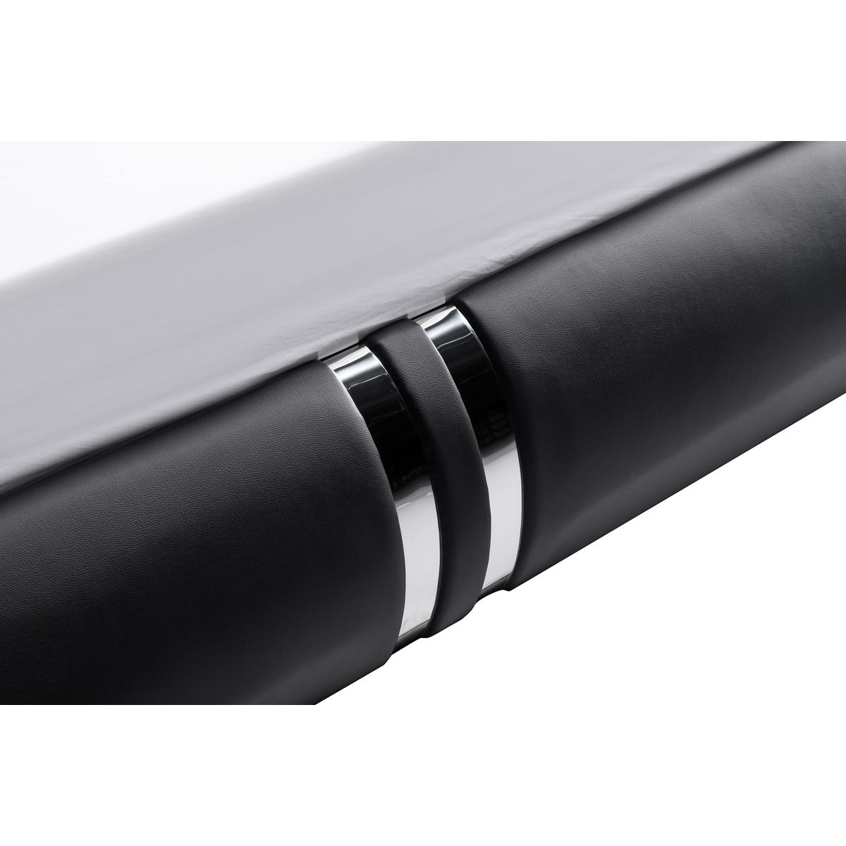 Lit coffre adulte contemporain sommier inclus et tête de lit 160x200cm  JAZ