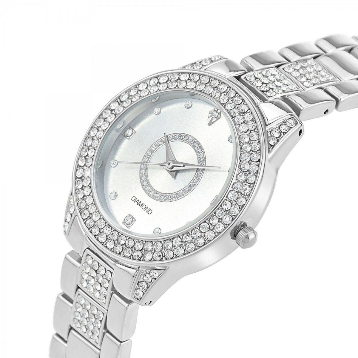 SC CRYSTAL Montre Enora élégante SC Crystal ornée d'un véritable diamant