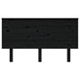 Voir la diapositive 3 : VIDAXL Tete de lit Noir 144x6x82,5 cm Bois massif de pin