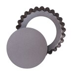 PYREX Set de 4 tartelettes fond amovible en métal 10 cm ASIMETRIA