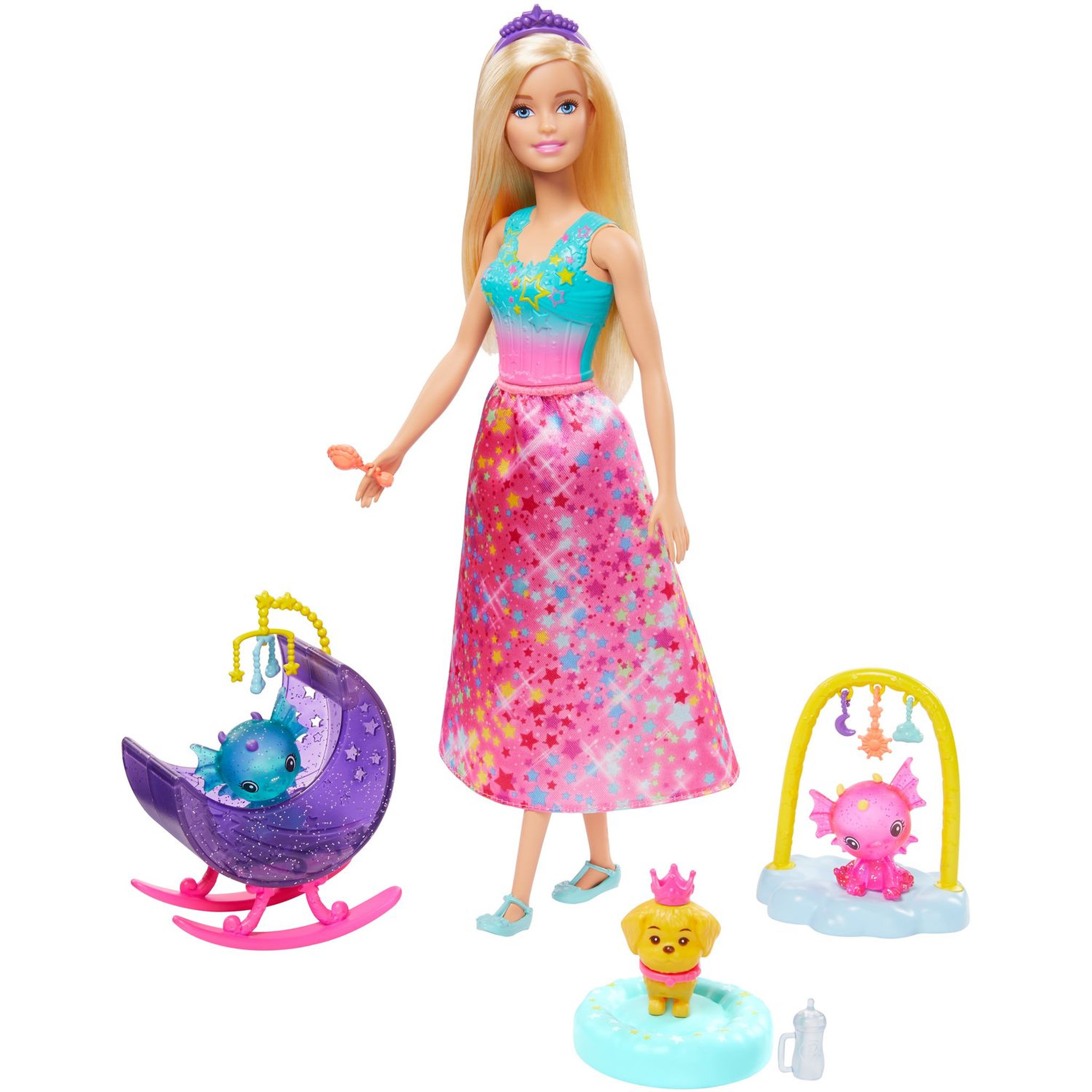 Voir la diapositive 1 : BARBIE Barbie Coffret Bébés Dragons