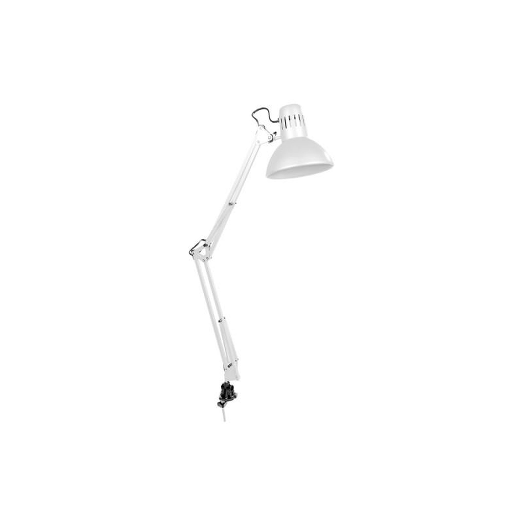 EDM Lampe d'architecte avec pince de fixation edm - 60w - e27 - blanc