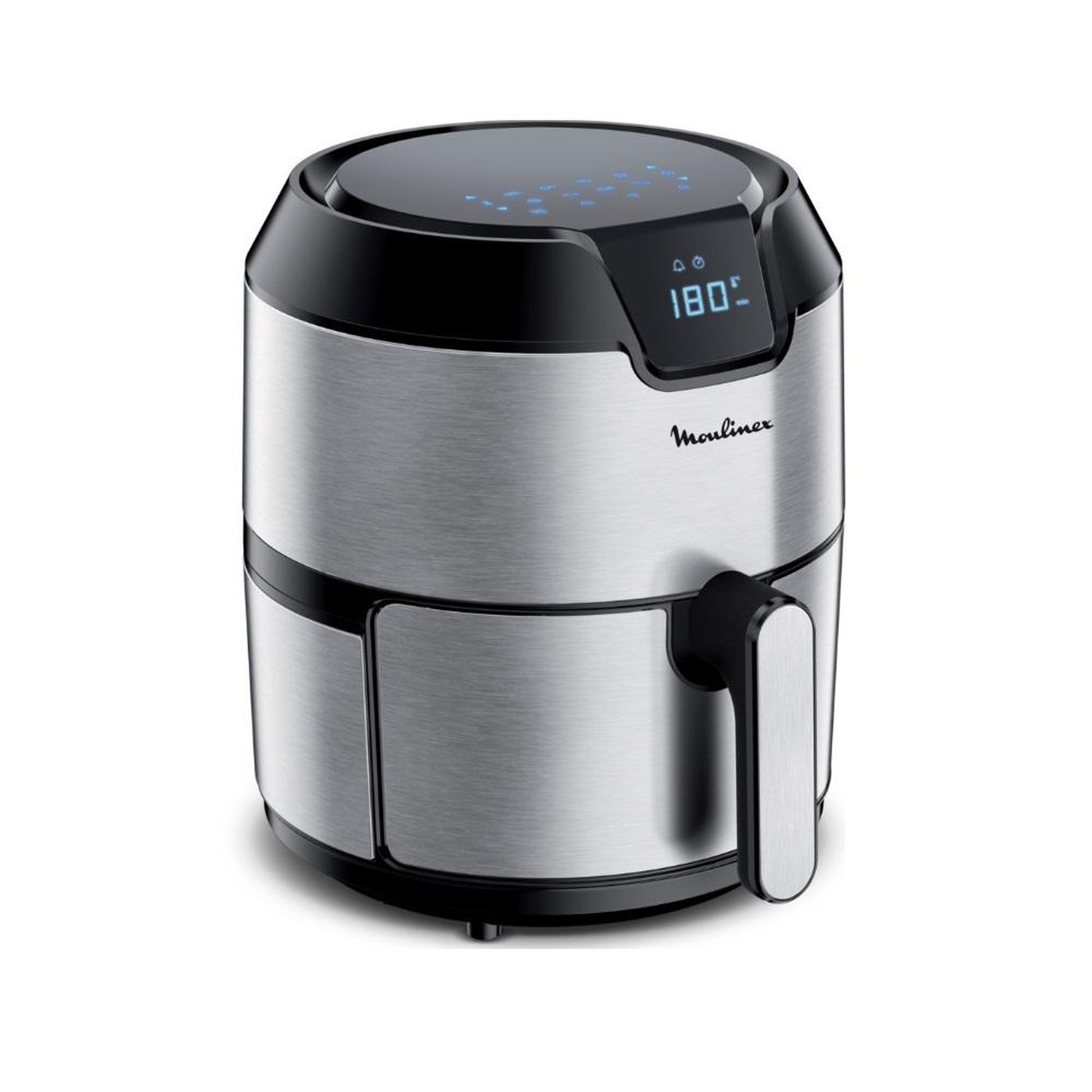 Voir la diapositive 1 : MOULINEX Friteuse sans huile 1.2kg 1500w inox - ez401d10