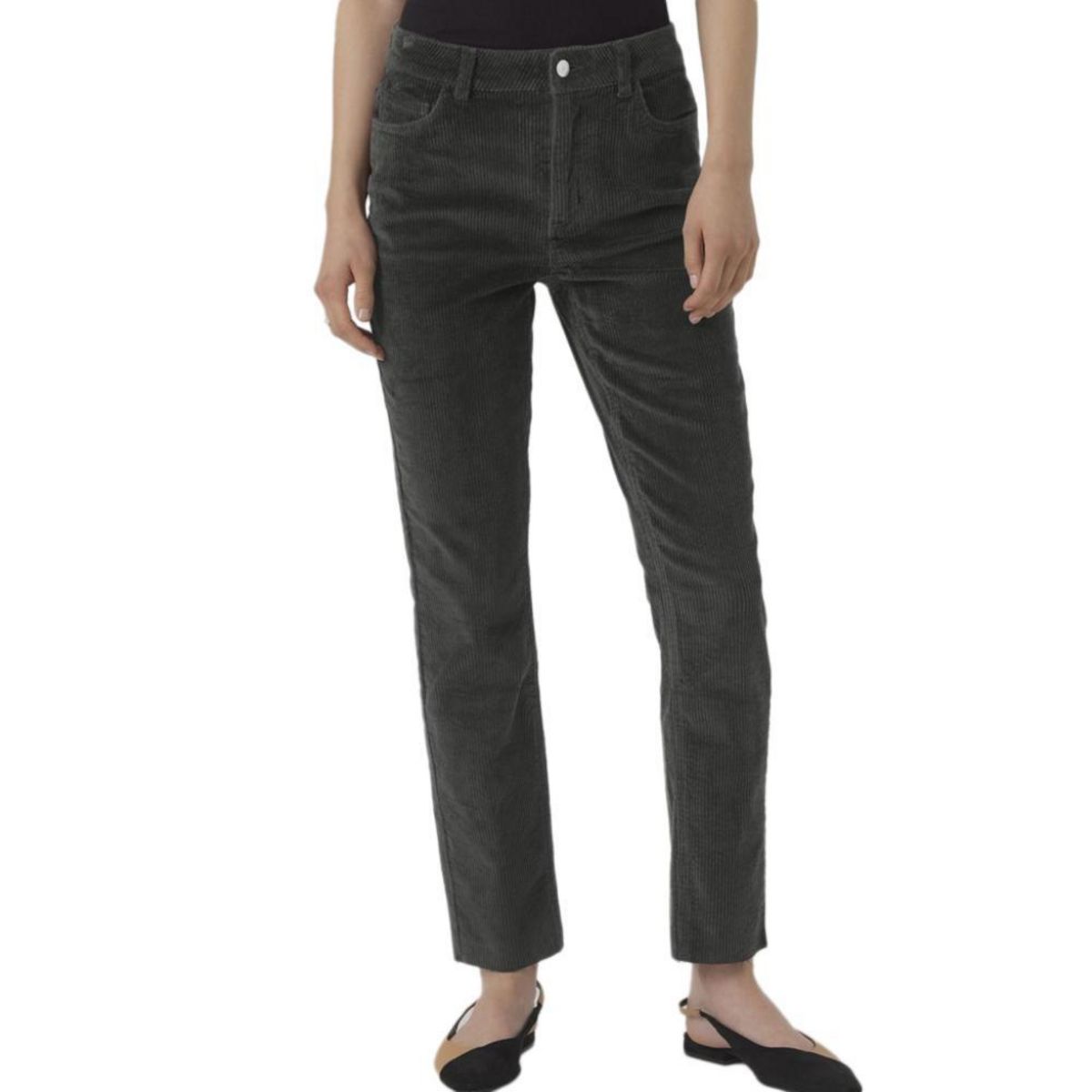 Vero Moda Pantalon en Velours  Foncé Vero Moda Brenda   W26