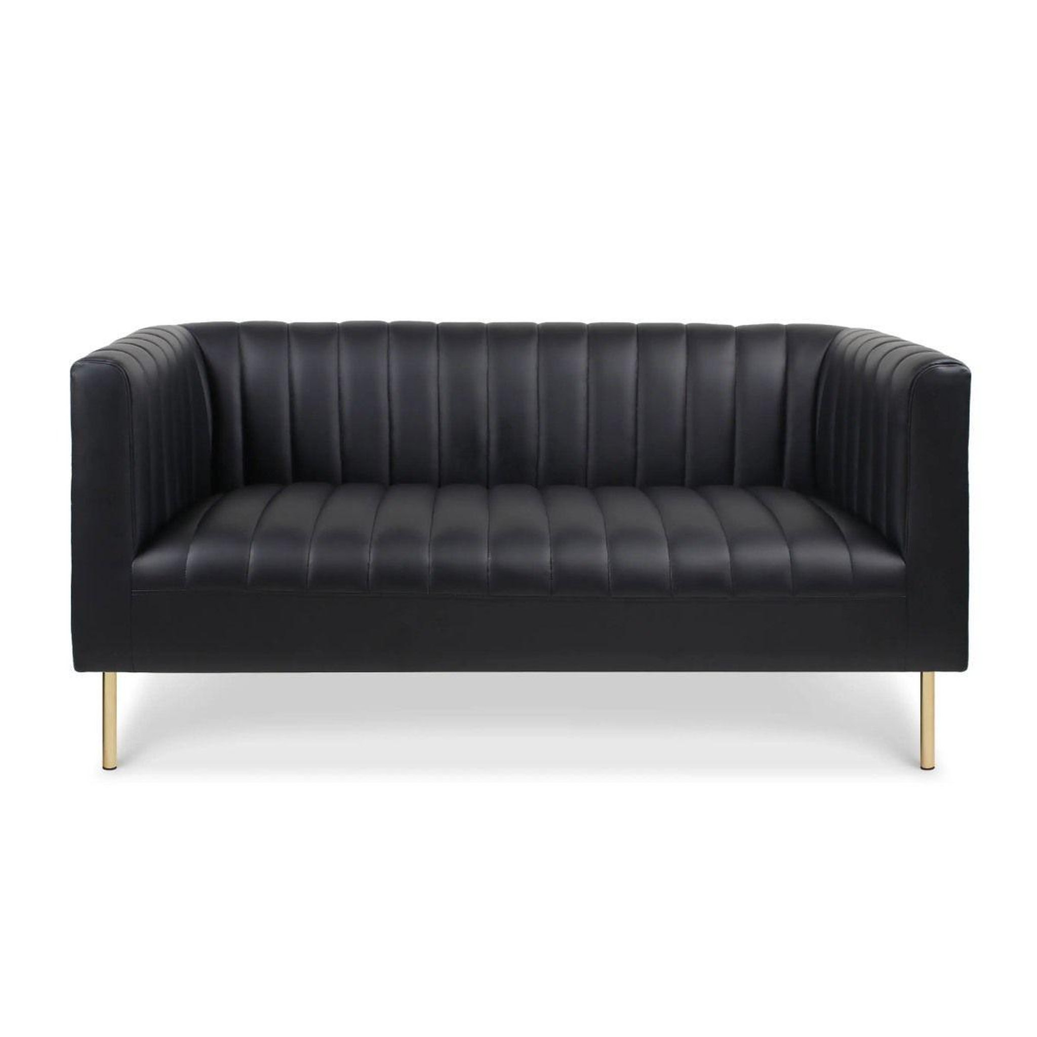Voir la diapositive 2 : Paris Prix Canapé 2 places design  taylor  150cm noir