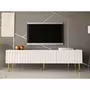 BEST MOBILIER Ambre - meuble tv - 180 cm - style contemporain -