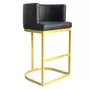 Paris Prix Chaise de Bar Design  Noemy  100cm Noir